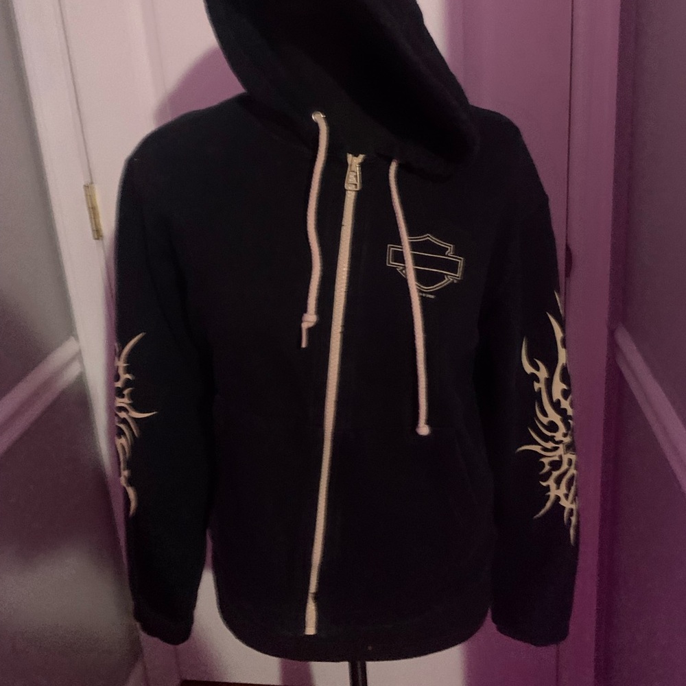 Y2K Harley Davidson zip up jacket